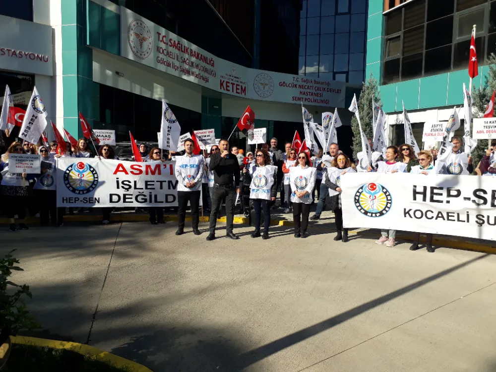 HEP-SEN Kocaeli Şubesi üyeleri yaşadıkları sıkıntılar dile getirdi  “HAKKIMIZI VE EMEĞİMİZİN KARŞILIĞINI İSTİYORUZ”