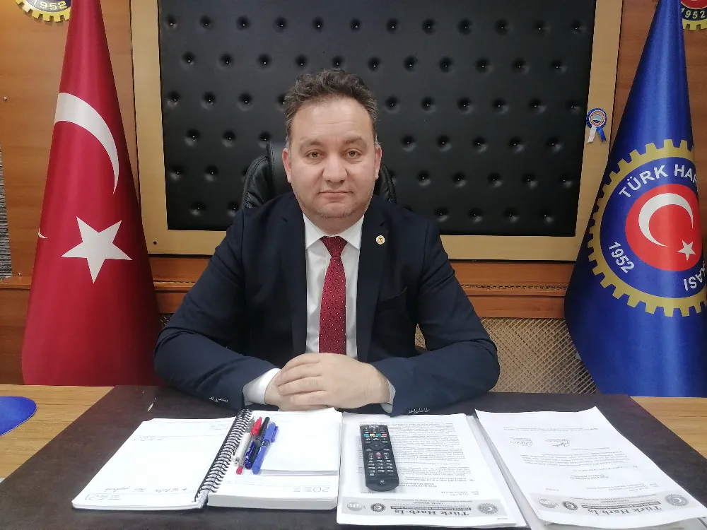 Türk Harb- İş Sendikası Kocaeli Şube Başkanı Şakir Akçer,   “ÜYELERİMİZİN HAK ETTİĞİ MAAŞI ALABİLMELERİ İÇİN ÇALIŞIYORUZ”