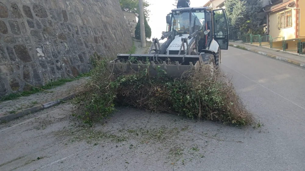 Gölcük Belediyesi’nden Çevre Temizliği Seferberliği  KABA ATIKLAR VE AĞAÇ DALLARI TOPLANIYOR
