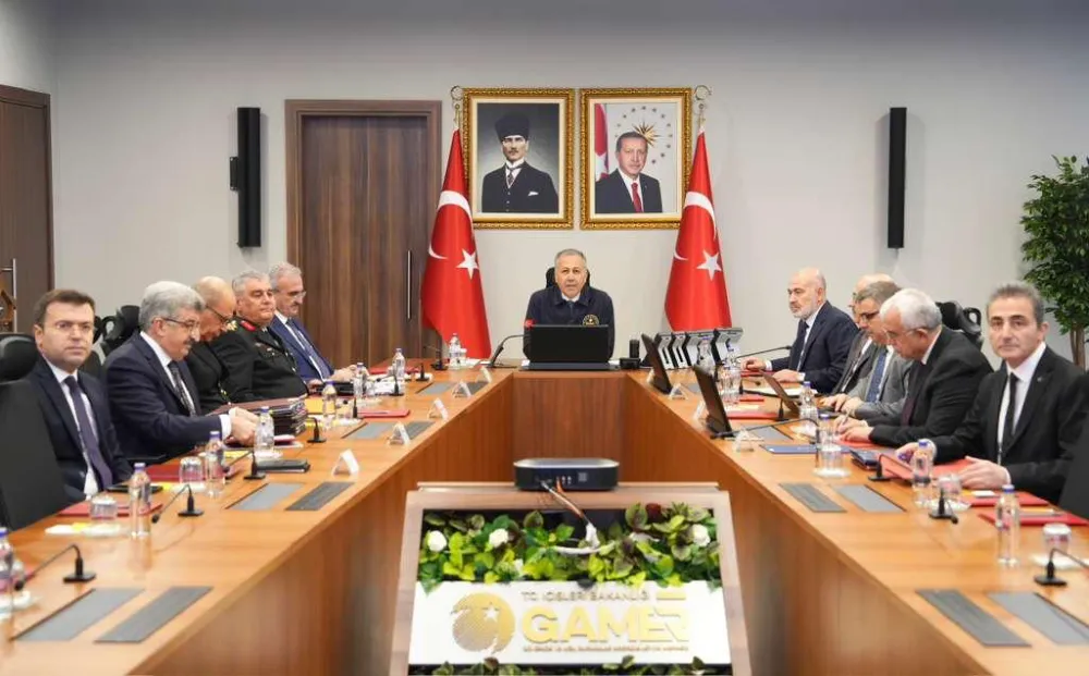 Vali İlhami Aktaş, İçişleri Bakanı Ali Yerlikaya Başkanlığında Düzenlenen     VKS TOPLANTISINA KATILDI