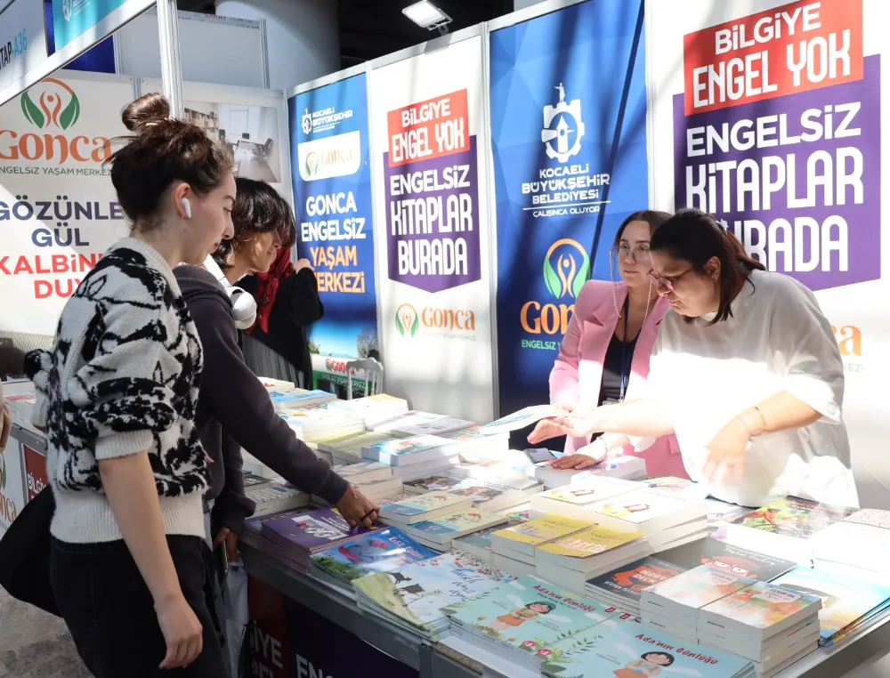 Gonca’dan kitap fuarında anlamlı stant