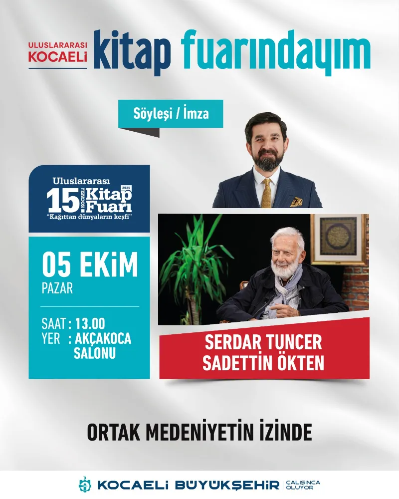 Kitap Fuarı’nın ilk özel oturumu Ökten ile gerçekleşiyor