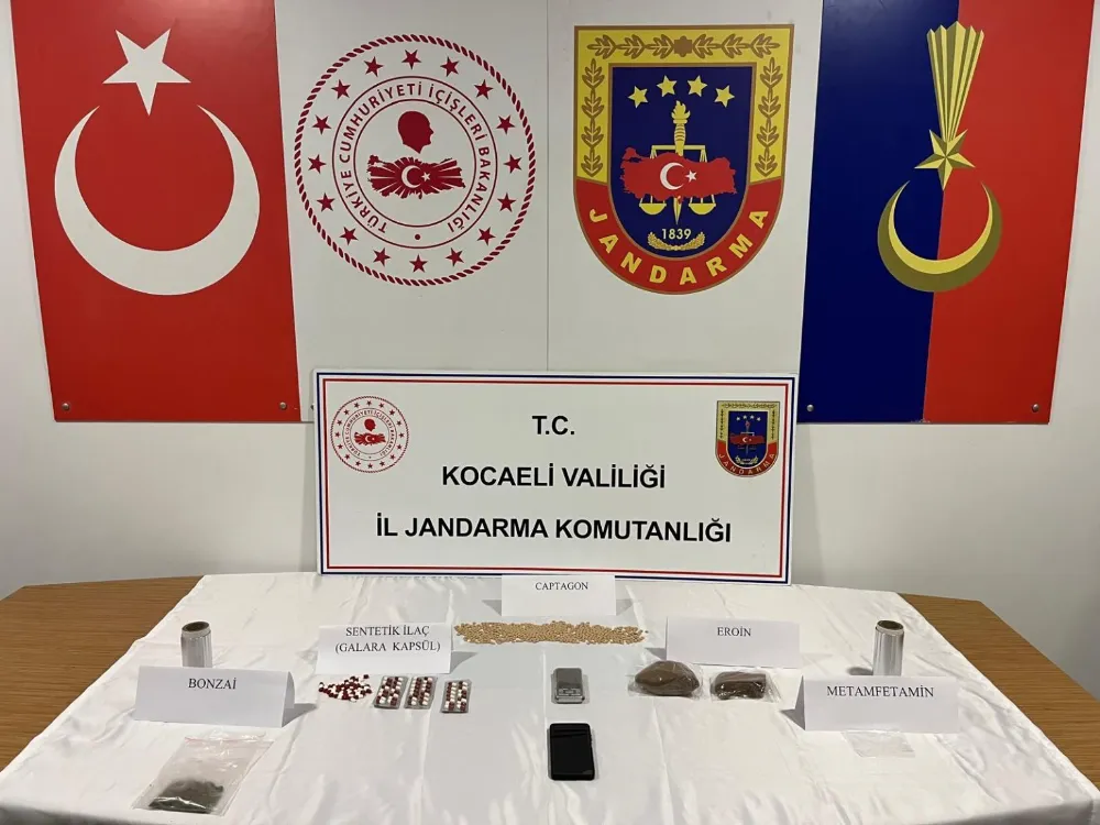 Gebze’de Uyuşturucu Operasyonu  YÜKLÜ MİKTARDA MADDE ELE GEÇİRİLDİ