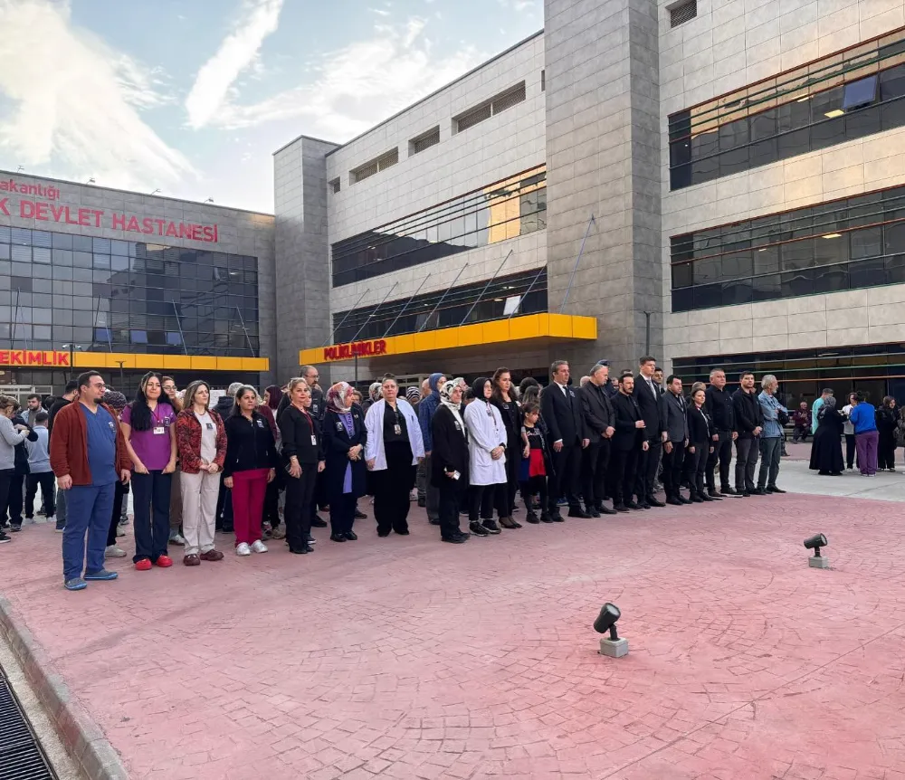 GÖLCÜK NECATİ ÇELİK DEVLET HASTANESİNDE 10 KASIM TÖRENİ DÜZENLENDİ