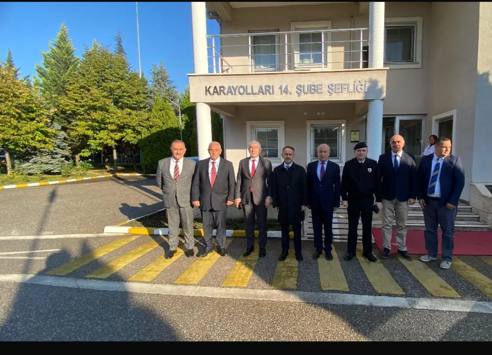 Vali Aktaş, Karayolları 14. Şube Şefliğini Ziyaret Etti
