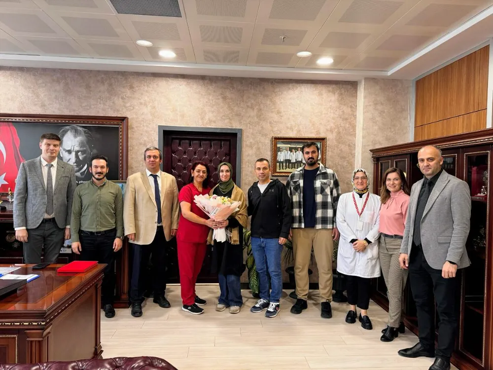 KENDİSİNİ HAYATA DÖNDÜREN “KURTARICI MELEĞİNİ” ZİYARET ETTİ