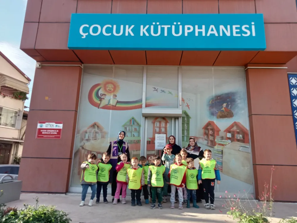 İZGİM, minikleri Çocuk Kütüphanesi’nde ağırladı