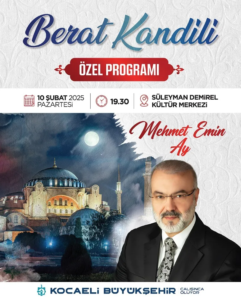 Büyükşehir’den ‘Berat Kandili’ özel programı