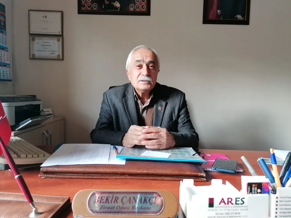 Gölcük Ziraat Odası Başkanı Bekir Çanakçı  “DESTEK ÇİFTÇİLERİMİZ TARAFINDAN MEMNUNİYETLE KARŞILANMIŞTIR” 