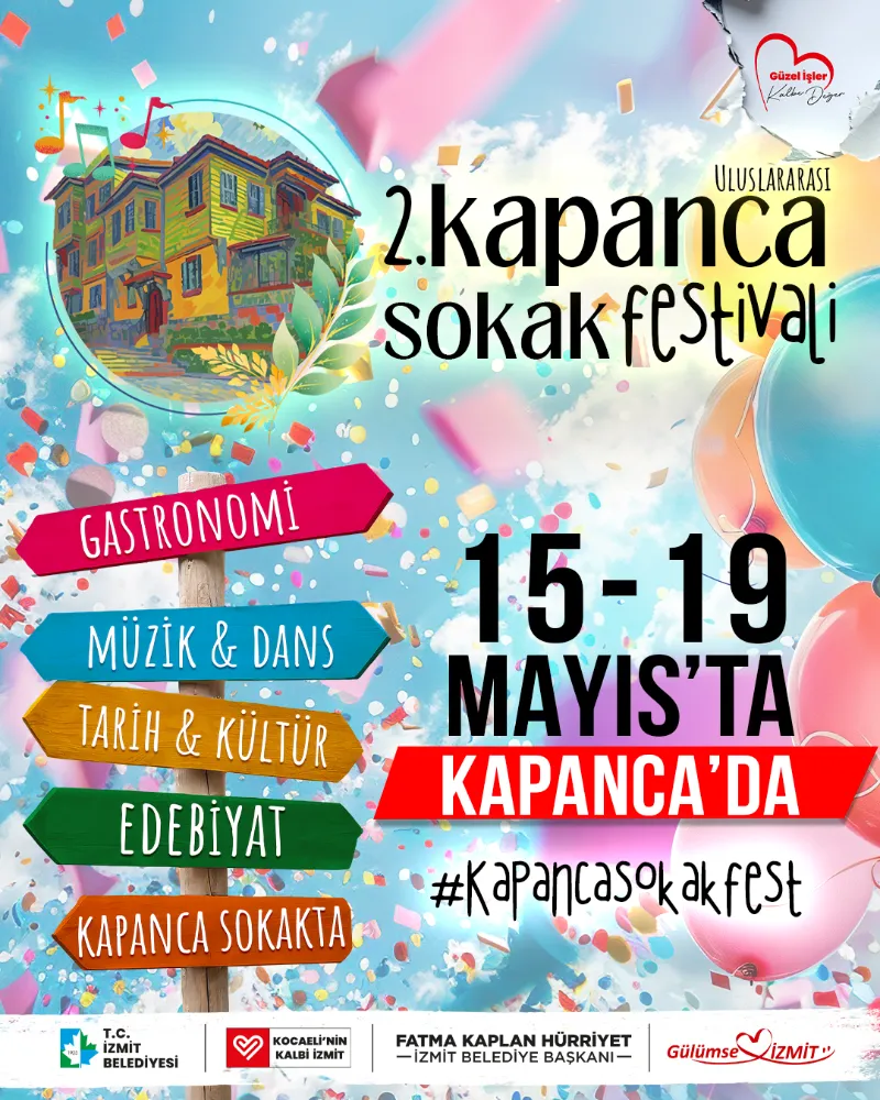 Uluslararası 2.Kapanca Sokak Festivali başlıyor!