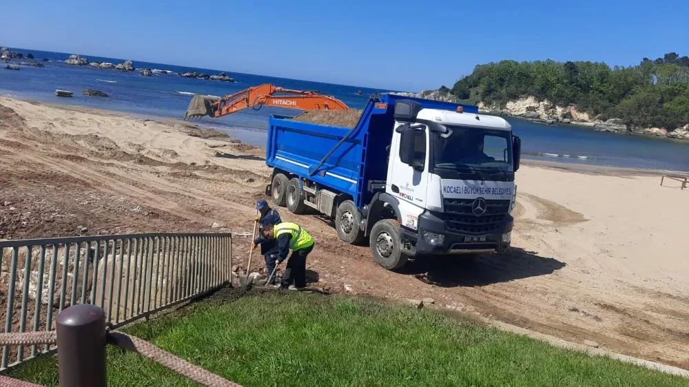 Kandıra plajları yeni sezona hazırlanıyor