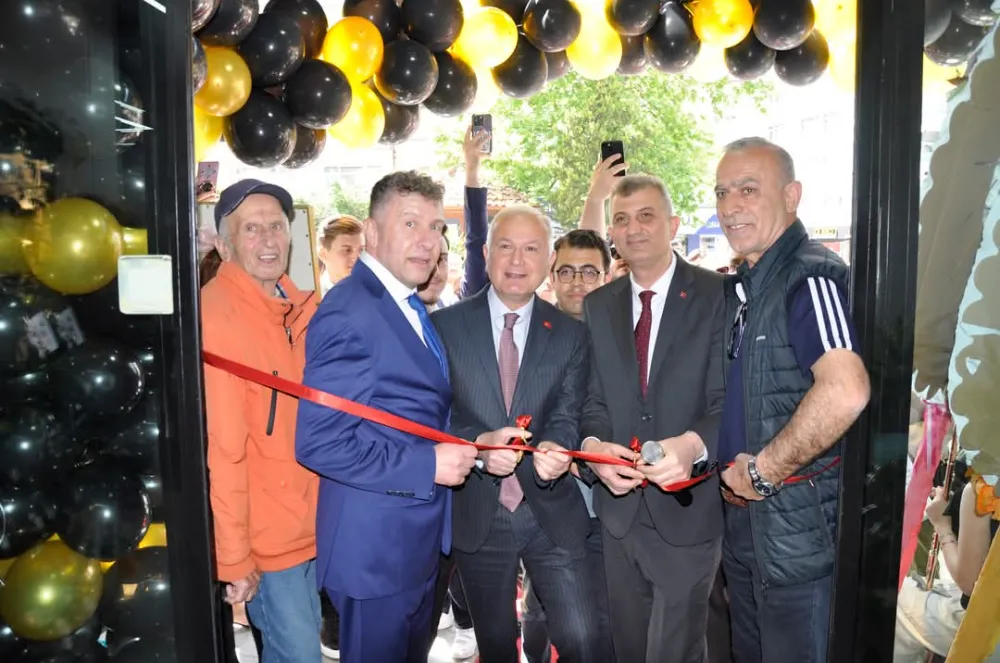 EN-KA Veterinerlik törenle hizmete açıldı  AÇILIŞI YILMAZ, SEZER, ÇALIK VE KOCAMAN BİRLİKTE YAPTI