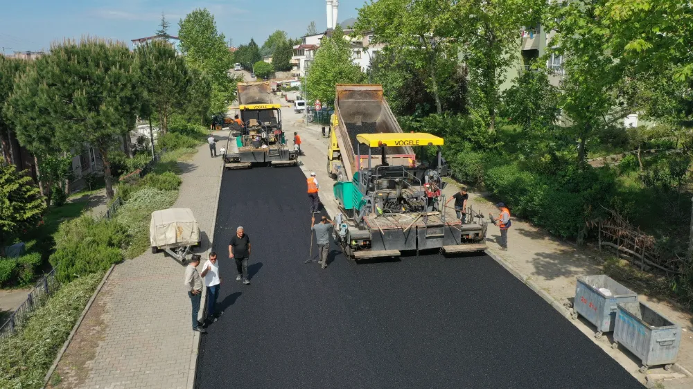Serdar’da Sıcak Asfalt Çalışmalarına Hız Kesmeden Devam