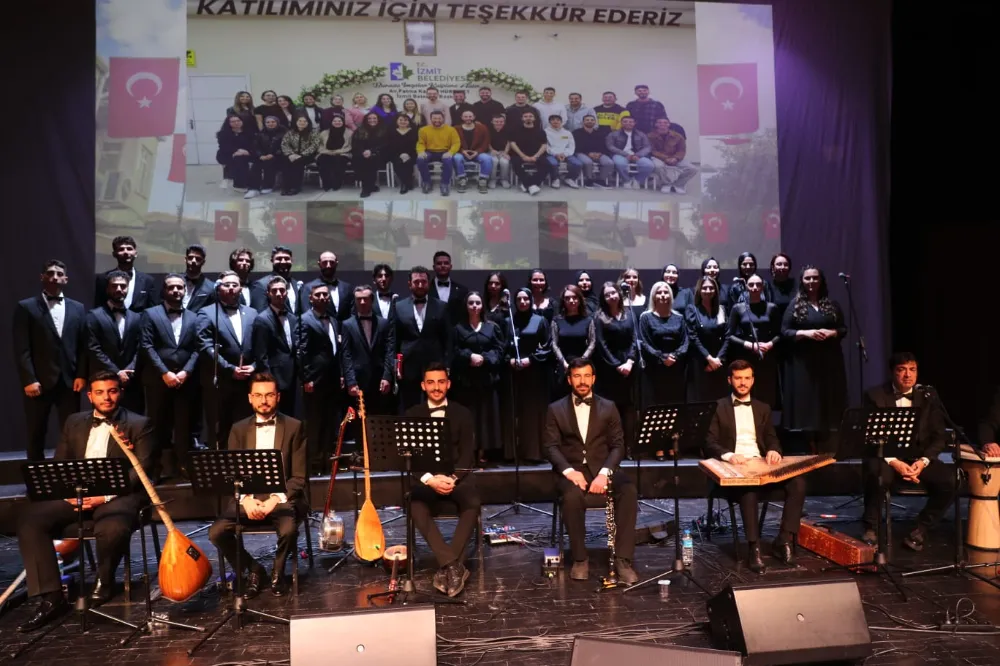İzmit’te halk müziği coşkusu yaşandı