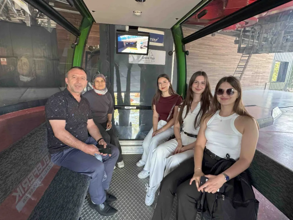 Kartepe Teleferik, bayramda ilgi odağı oldu