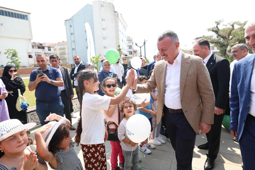 Büyükakın, Gebze Millet Bahçesi’nin tanıtım töreninde konuştu;  “MİLLET BAHÇESİ” GEBZE’YE BAYRAM HEDİYESİ