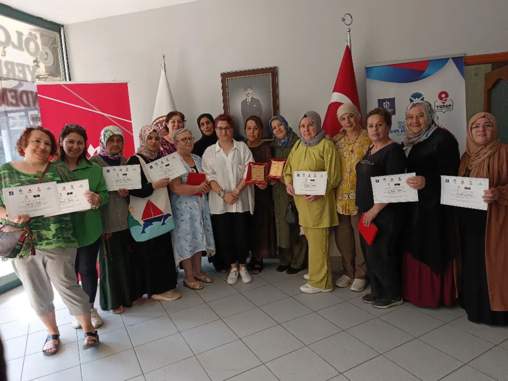 TÜMGES, kadınların gönlüne ilmek ilmek dokundu; DENİZ KÜLTÜRÜ EL EMEĞİYLE YAŞATILDI