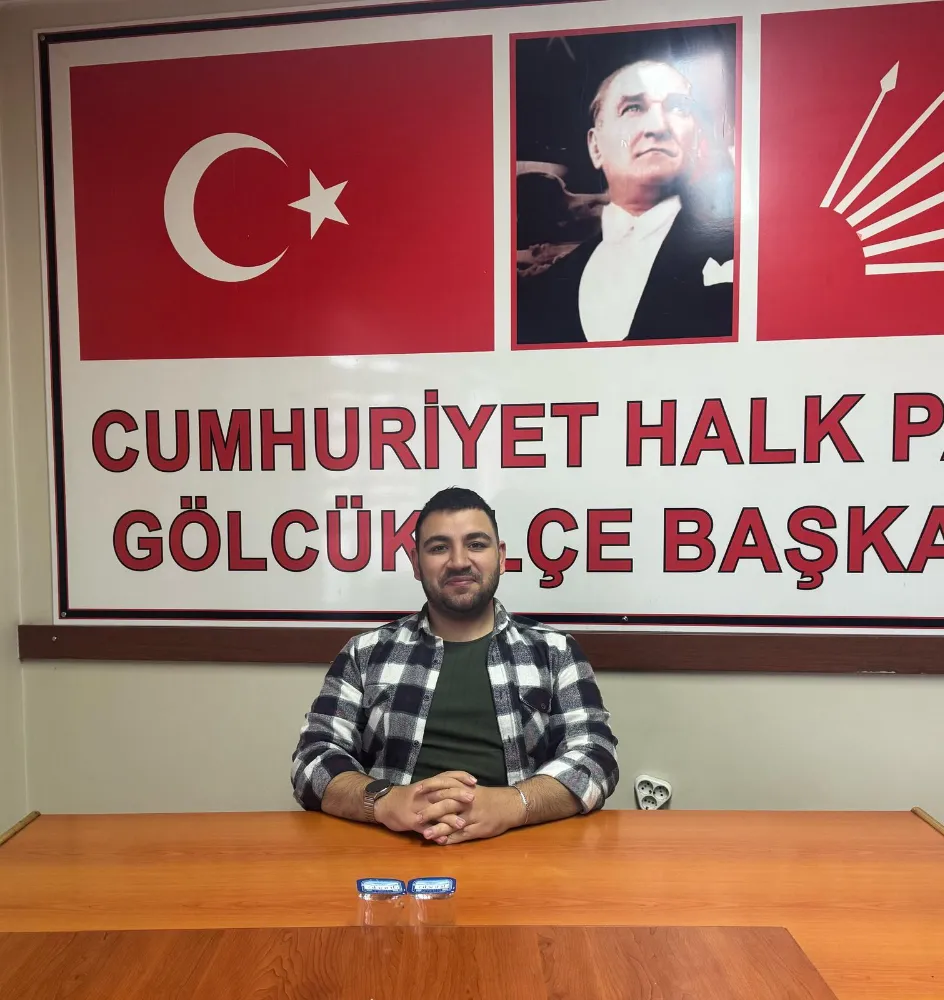 CHP Gençlik Kolları Başkanı Tuğberk Taşkın  “GÖLCÜK İÇİN ÇALIŞMAYA DEVAM EDECEĞİZ”