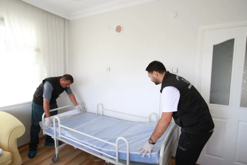 Kocaeli Büyükşehir, hastalara ve yakınlarına nefes oluyor; Büyükşehir’den 15 bin vatandaşa hasta karyolası