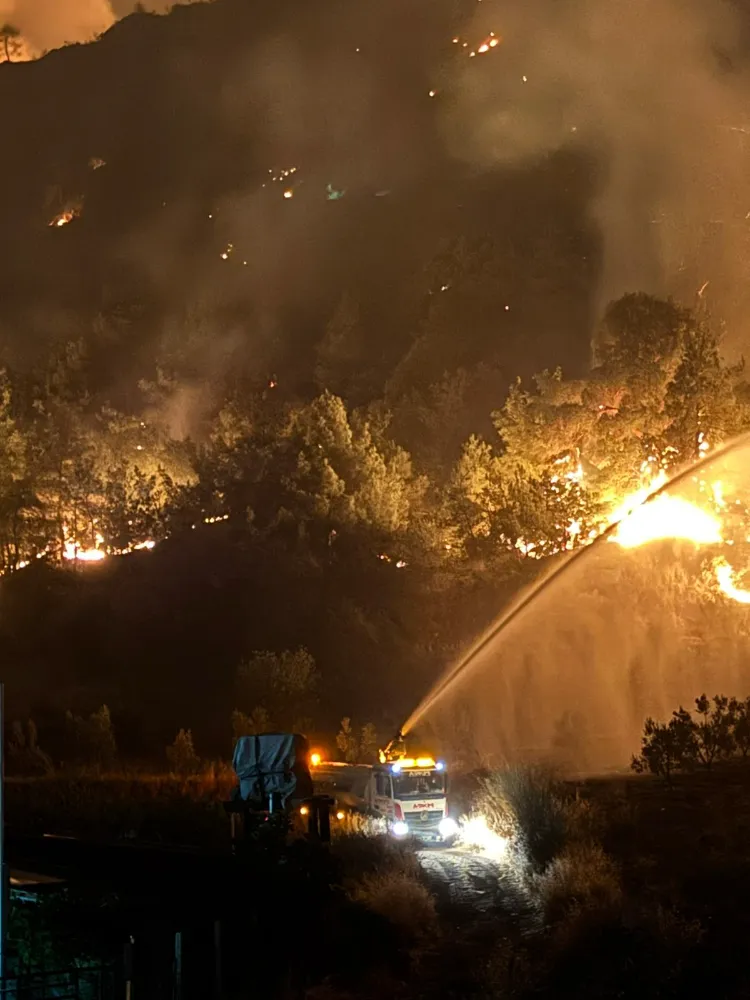 Büyükşehir A Takımı, yangınlar için seferber oldu