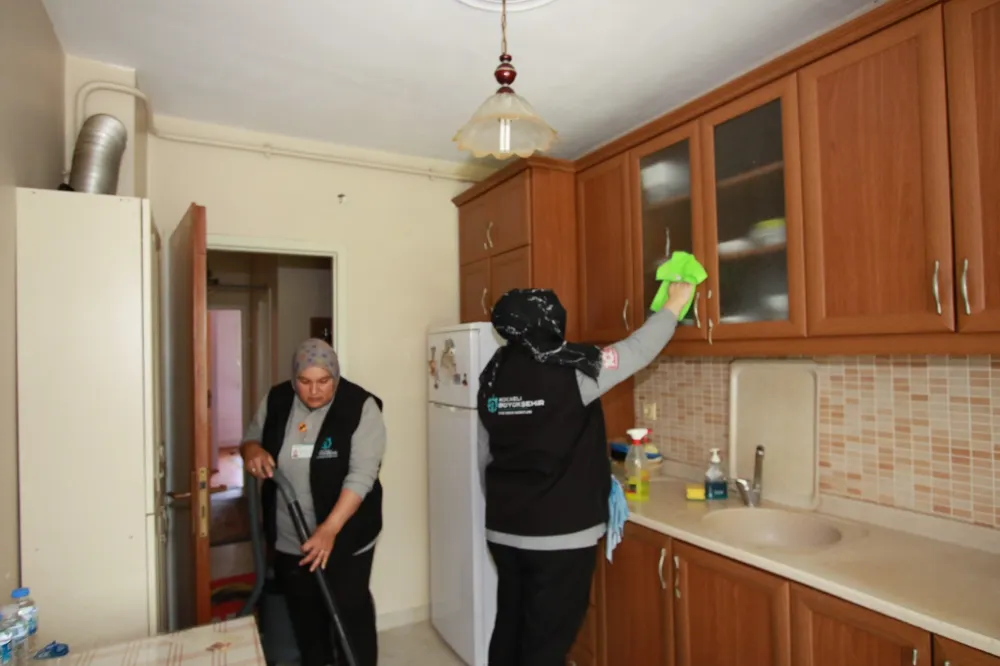 Büyükşehir’den 7 ayda 2 bin 288 ev temizliği hizmeti