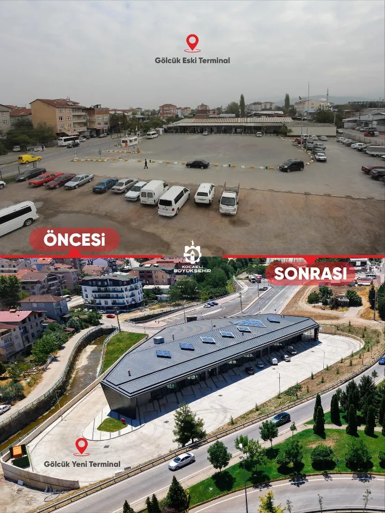 Başkan Büyükakın, Karamürsel ve Gölcük otogarlarının eski ve yeni halini paylaştı:  “FARK ORTADA