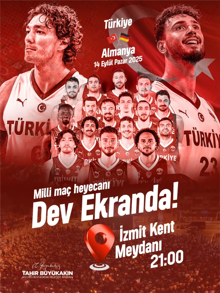 Büyükşehir, Almanya maçını dev ekranda yayınlayacak;  YÜREKLER 12 DEV ADAM İÇİN KENT MEYDANI’NDA ATACAK