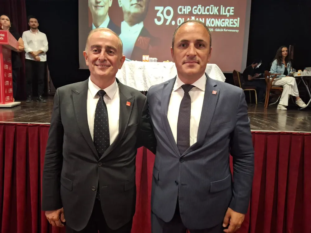CHP Gölcük İlçe Örgütü 39. Olağan Kongresini gerçekleştiriyor  MEHMET UZUNER VE FAHRETTİN SALMAN BAŞKANLIK İÇİN YARIŞIYOR