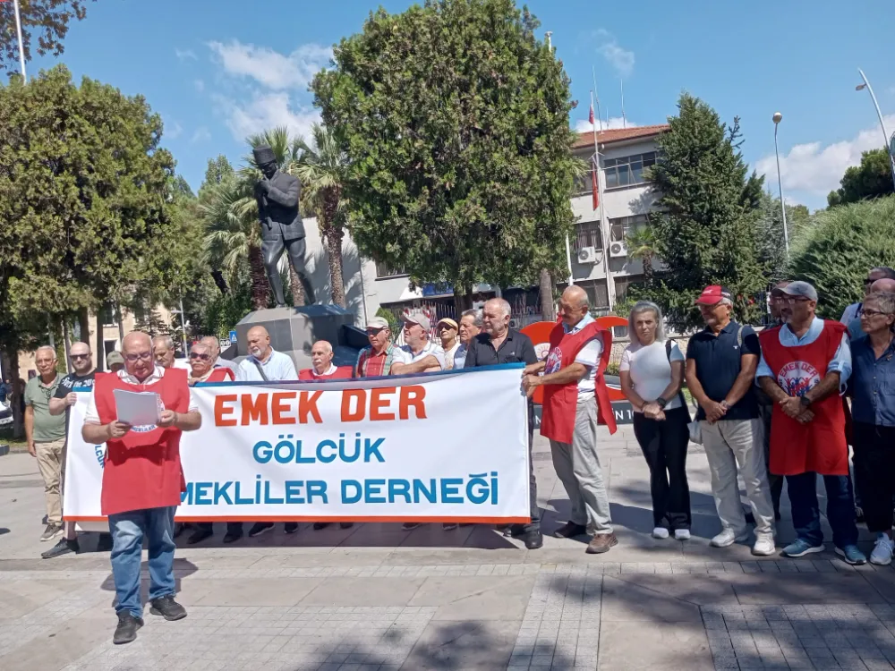 Gölcük EMEK-DER Başkanı Ahmet Kasımoğlu,   “EMEKLİLER AÇ, YOKSUL VE SESSİZ BIRAKILDI”