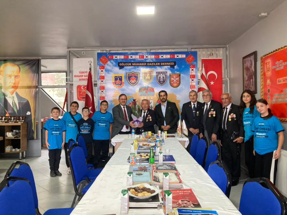 Kavaklı Şehit Onbaşı Adem Başoğlu Ortaokulu’ndan anlamlı Gaziler Günü ziyareti