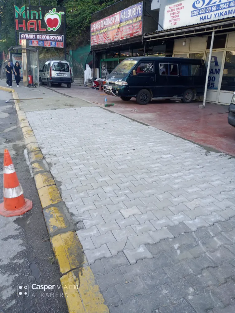 Piyalepaşa Caddesi’nde yaya yolu yenileniyor